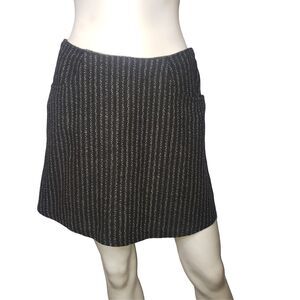 Vintage 90's JOULE ENERGIE Black Wool A Line Mini Skirt Juniors Size 9